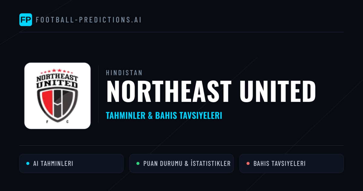 NorthEast United Tahminleri & İstatistikler