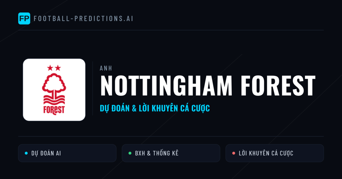 Nottingham Forest Dự đoán & Thống kê