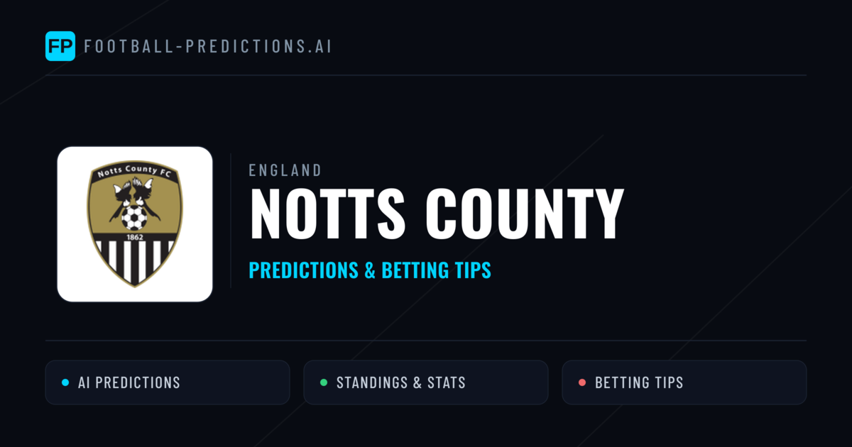 Notts County Predictions & Stats