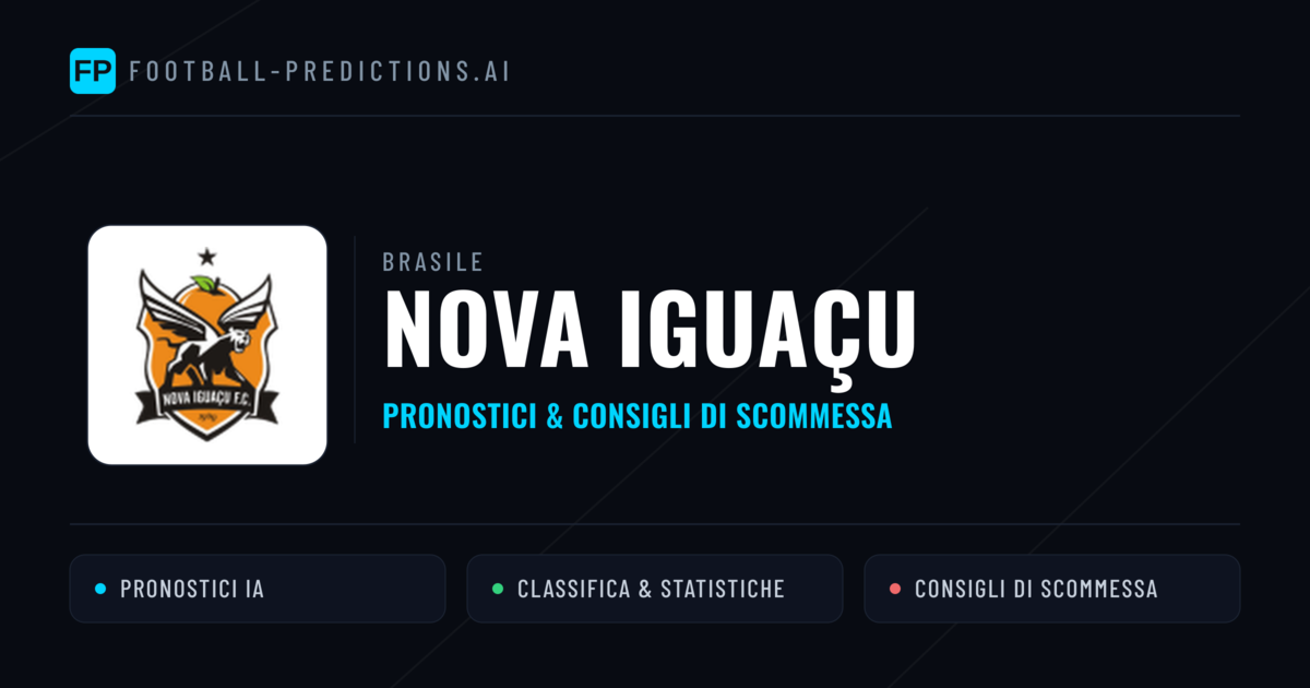 Pronostici e Statistiche Nova Iguaçu