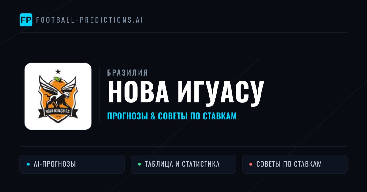 Нова Игуасу прогнозы и статистика
