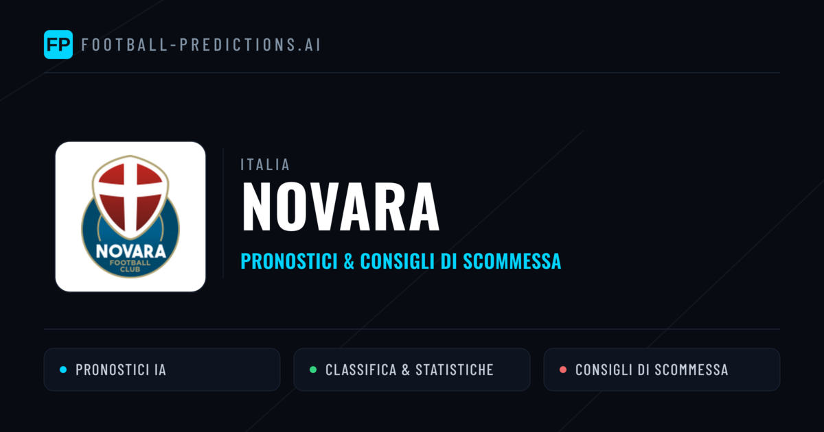 Pronostici e Statistiche Novara