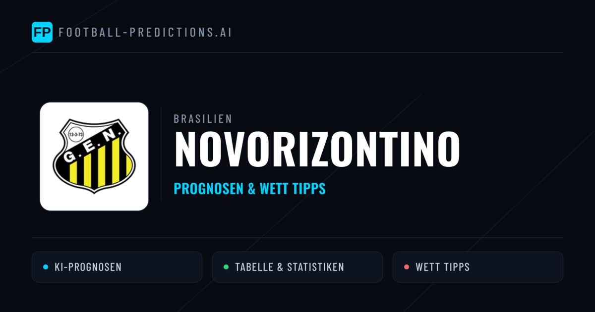 Novorizontino Prognosen & Statistiken