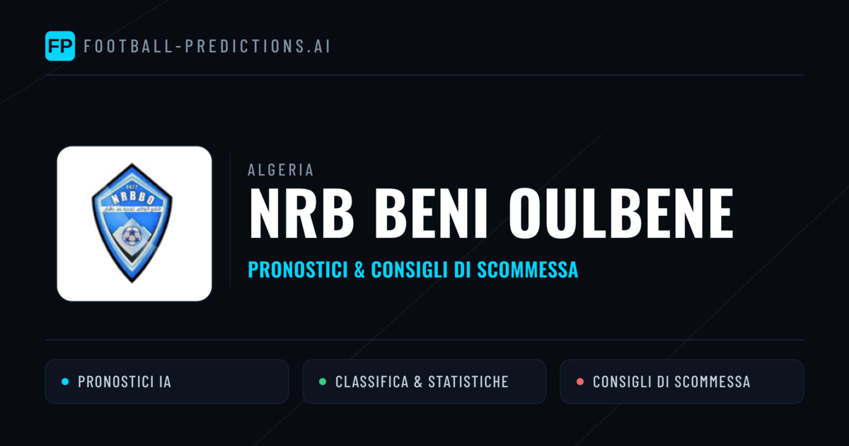 Pronostici e Statistiche Nrb Beni Oulbene