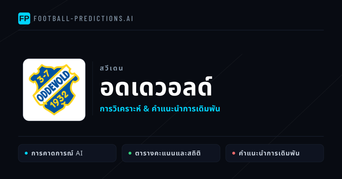 อดเดวอลด์ การวิเคราะห์และสถิติ