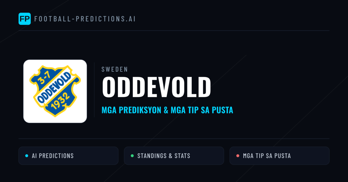 Oddevold Predictions & Stats