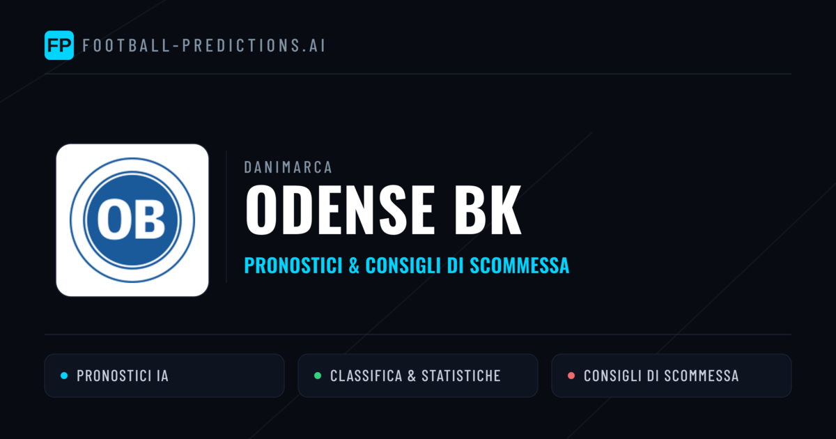 Pronostici e Statistiche Odense BK