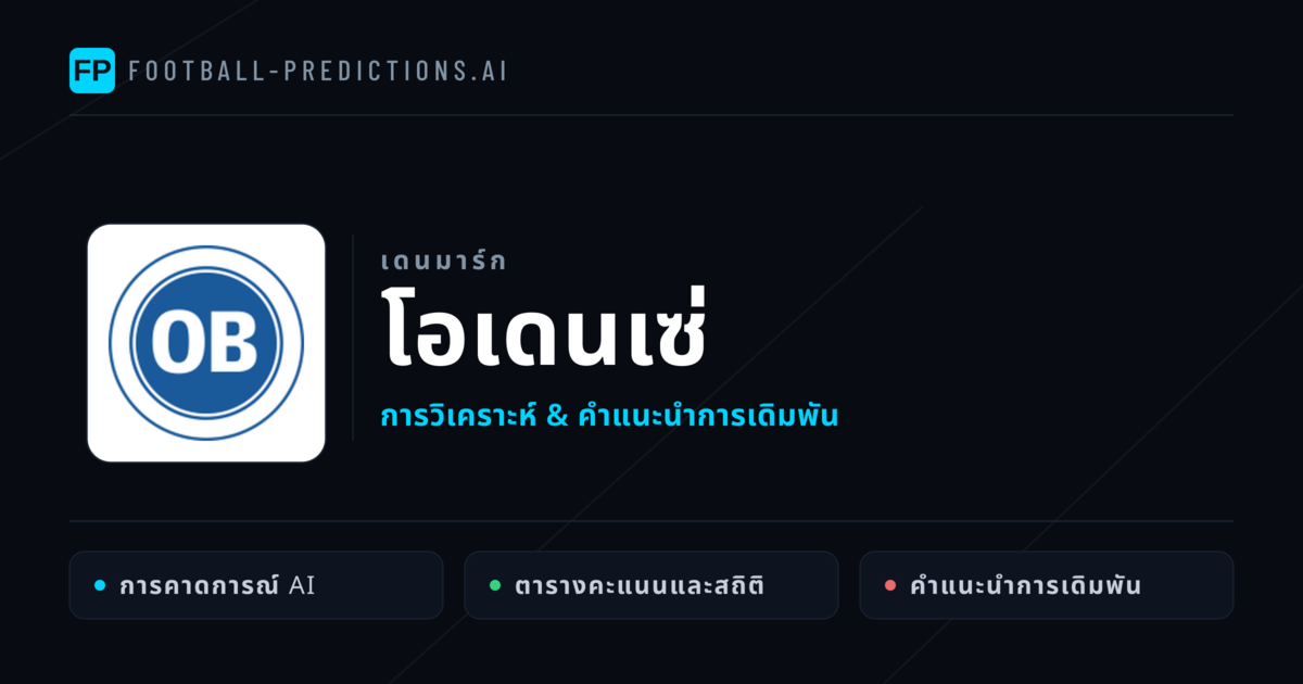 โอเดนเซ่ การวิเคราะห์และสถิติ