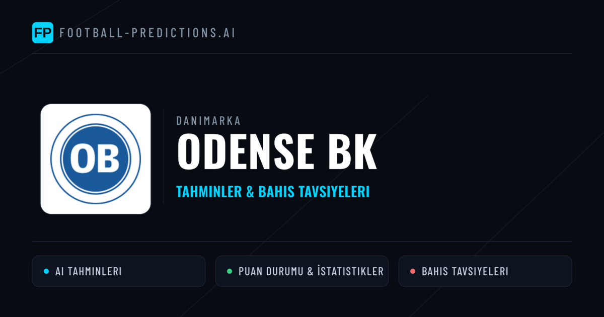 Odense BK Tahminleri & İstatistikler