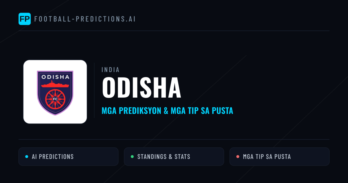 Odisha Predictions & Stats