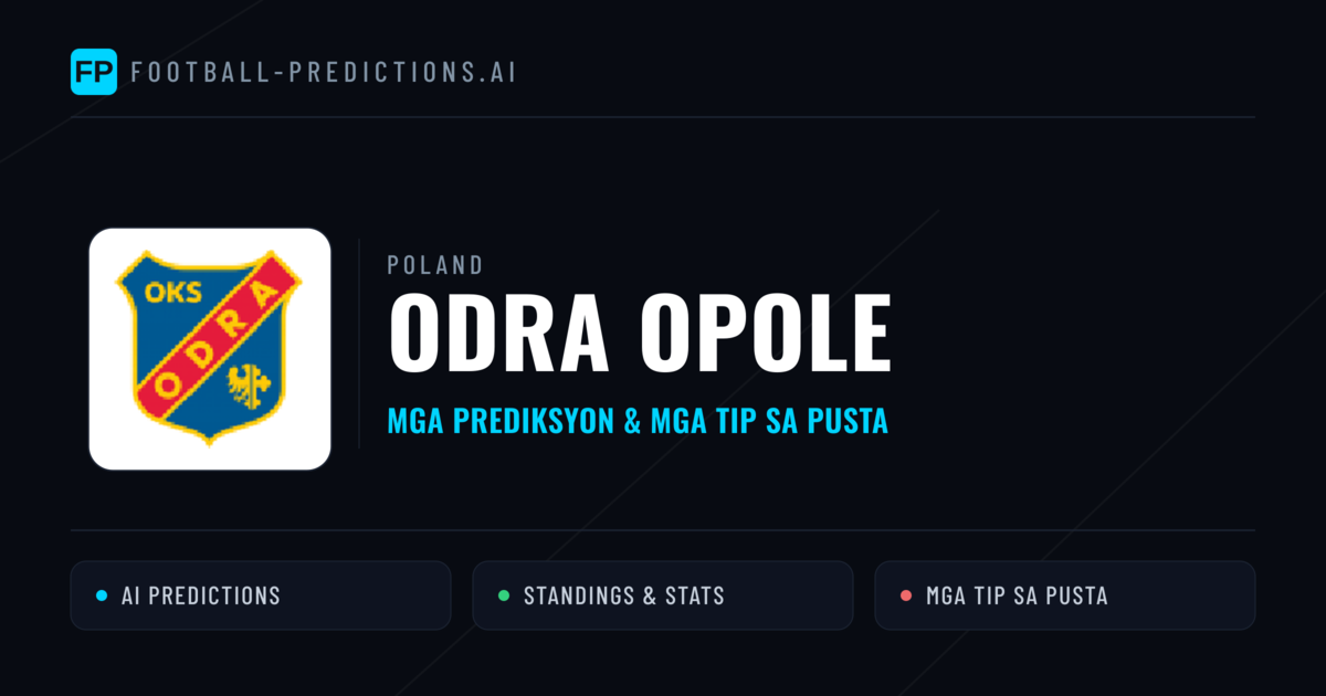 Odra Opole Predictions & Stats