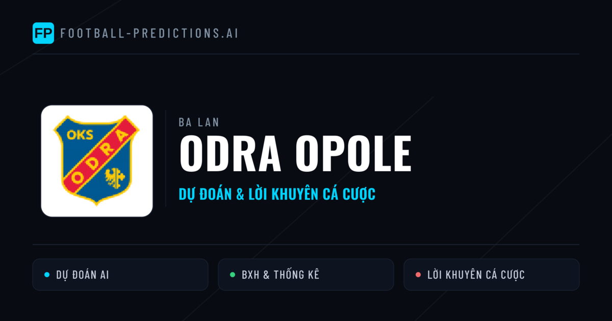 Odra Opole Dự đoán & Thống kê