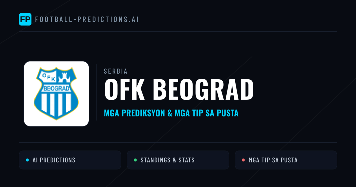 OFK Beograd Predictions & Stats