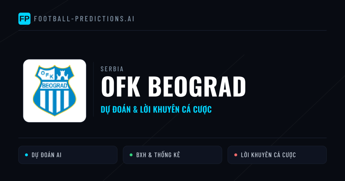 OFK Beograd Dự đoán & Thống kê