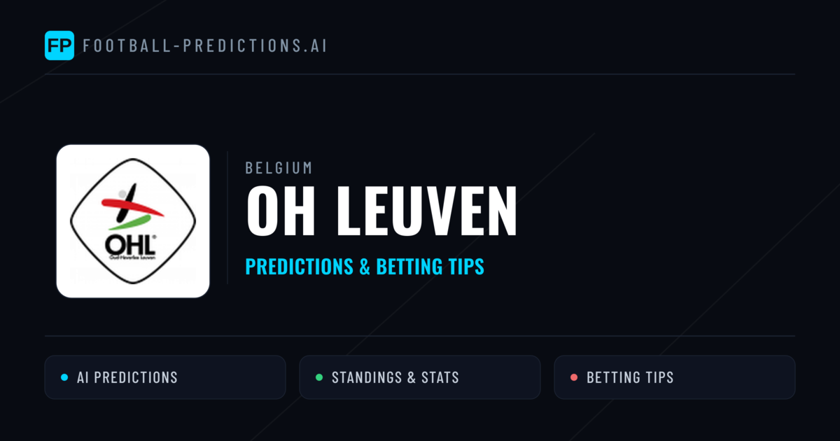 OH Leuven Predictions & Stats
