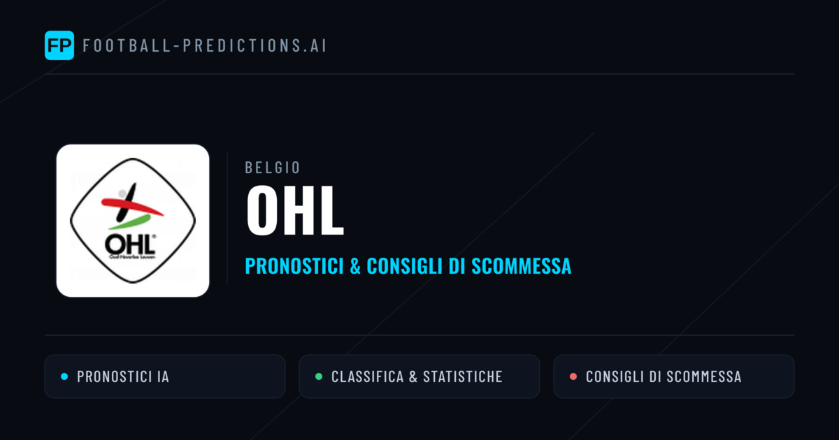 Pronostici e Statistiche OHL
