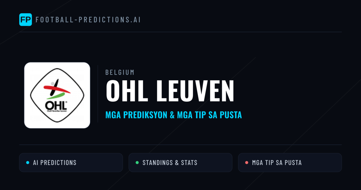 OHL Leuven Predictions & Stats