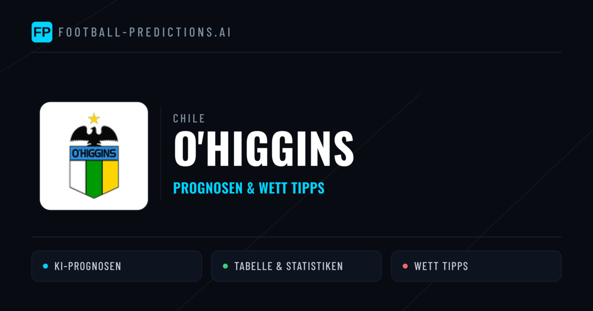 O'Higgins Prognosen & Statistiken