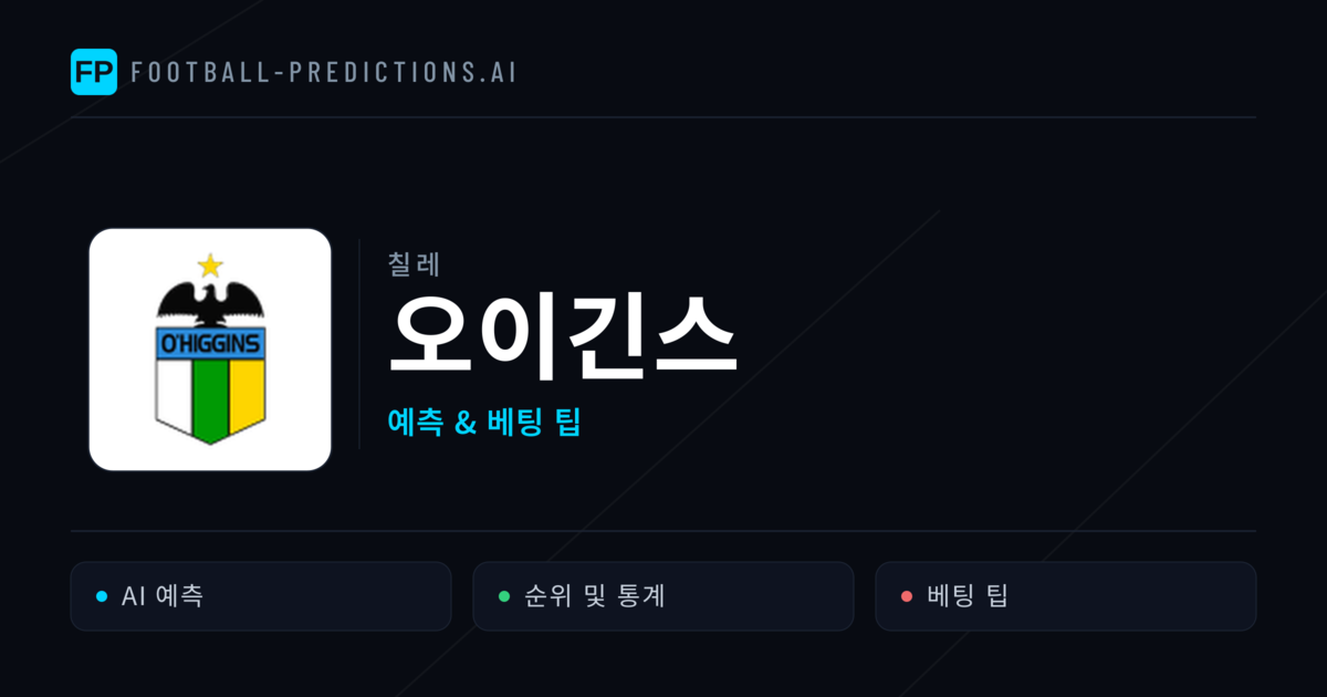 오이긴스 축구 예측 & 통계