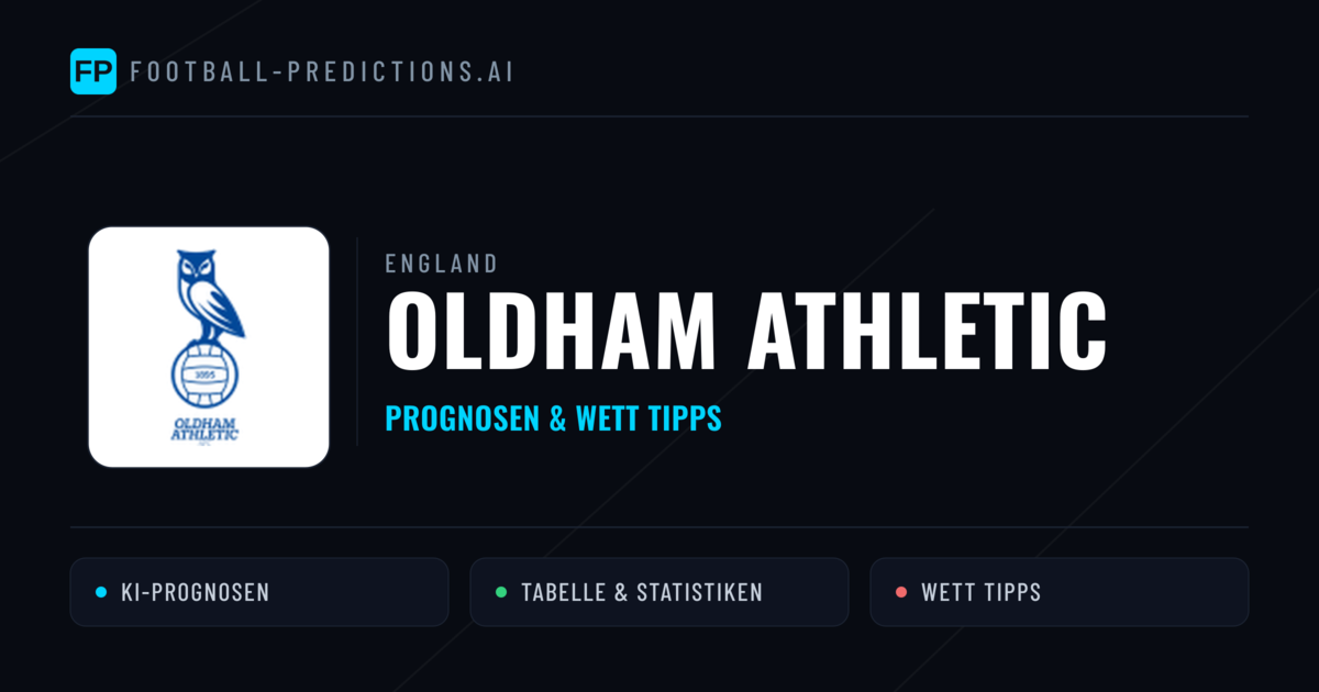Oldham Athletic Prognosen & Statistiken