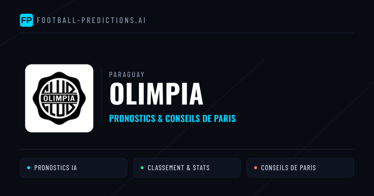 Olimpia Pronostics & Statistiques