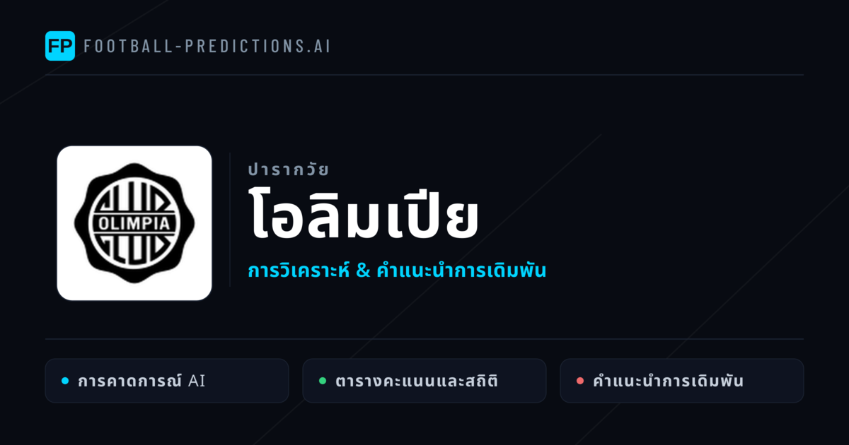 โอลิมเปีย การวิเคราะห์และสถิติ