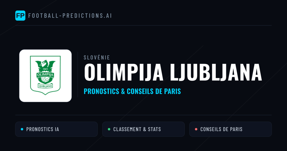 Olimpija Ljubljana Pronostics & Statistiques