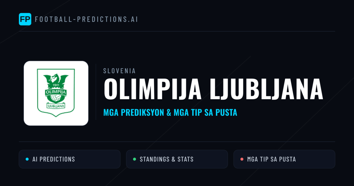 Olimpija Ljubljana Predictions & Stats
