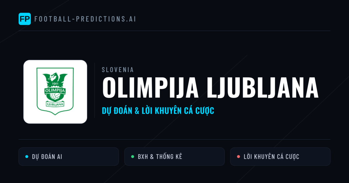 Olimpija Ljubljana Dự đoán & Thống kê