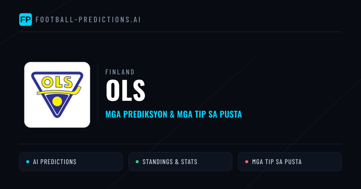 OLS Predictions & Stats