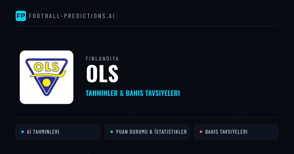 OLS Tahminleri & İstatistikler