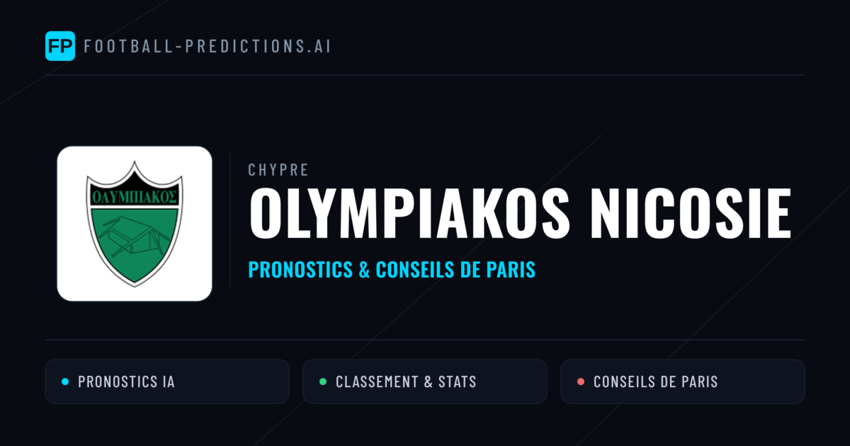 Olympiakos Nicosie Pronostics & Statistiques