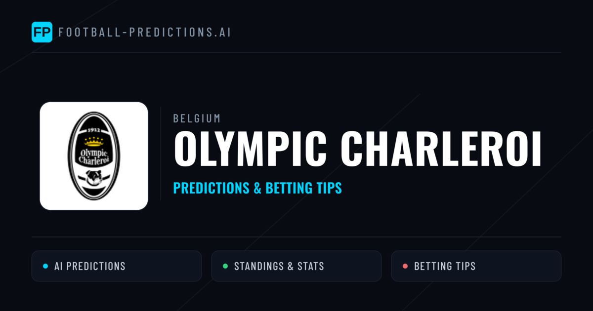 Olympic Charleroi Predictions & Stats