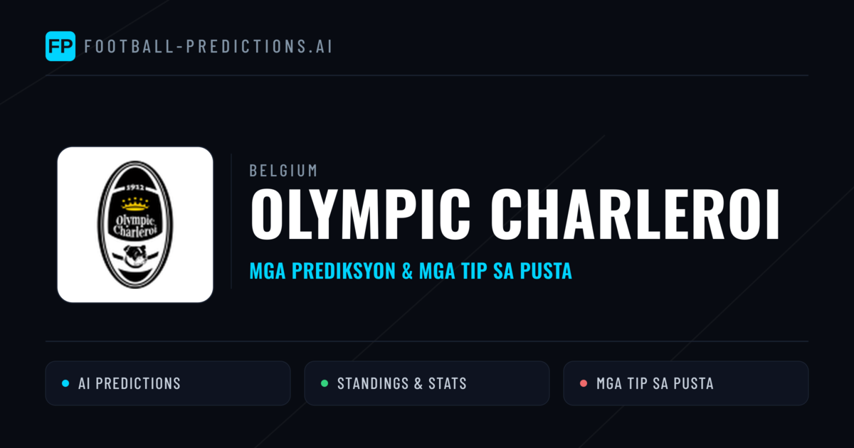 Olympic Charleroi Predictions & Stats