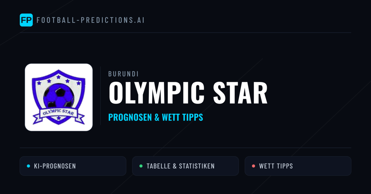 Olympic Star Prognosen & Statistiken