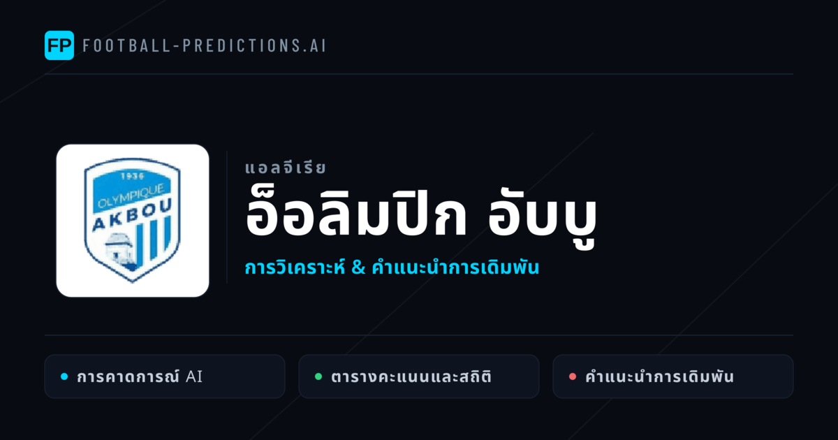 อ็อลิมปิก อับบู การวิเคราะห์และสถิติ