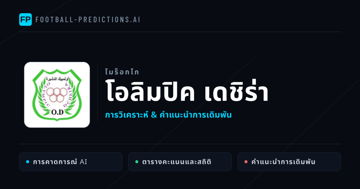 โอลิมปิค เดชิร่า การวิเคราะห์และสถิติ