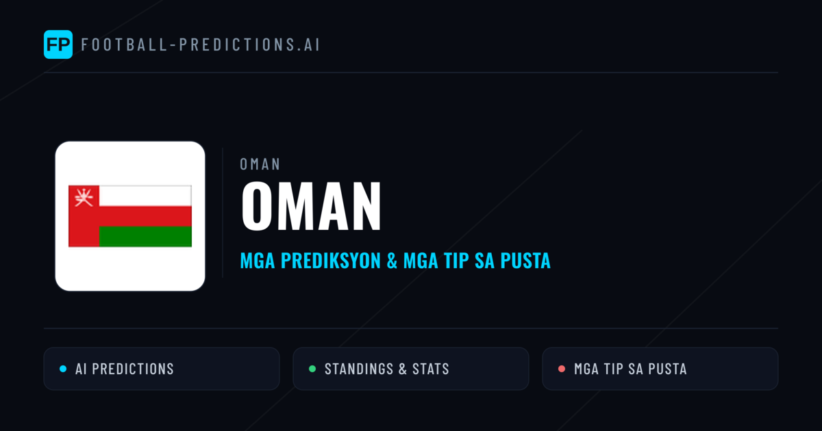 Oman Predictions & Stats