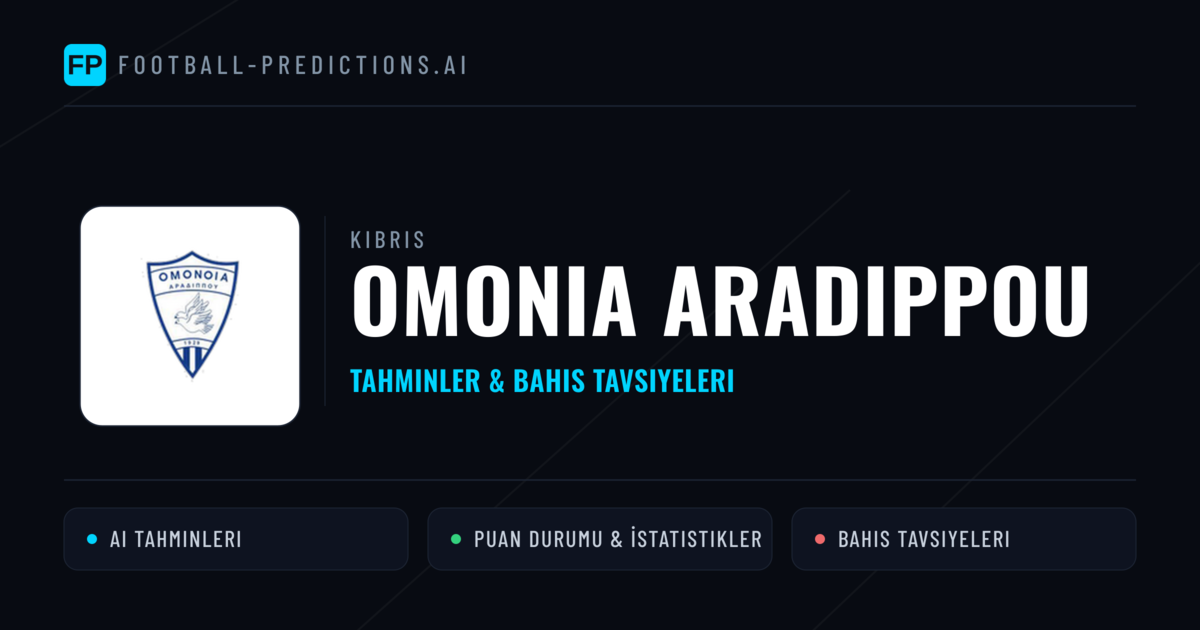 Omonia Aradippou Tahminleri & İstatistikler