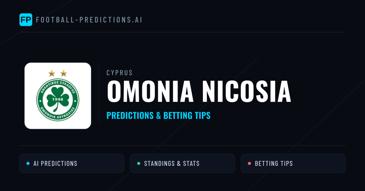 Omonia Nicosia Predictions & Stats