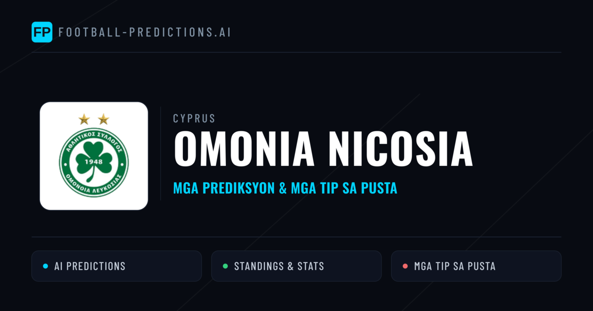 Omonia Nicosia Predictions & Stats