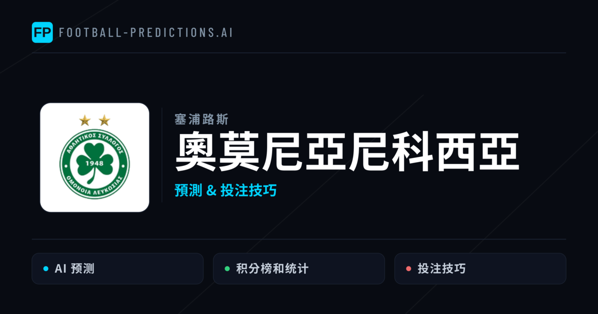 奧莫尼亞尼科西亞 運彩分析｜足球預測與數據