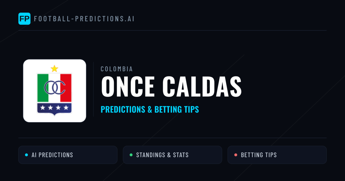 Once Caldas Predictions & Stats