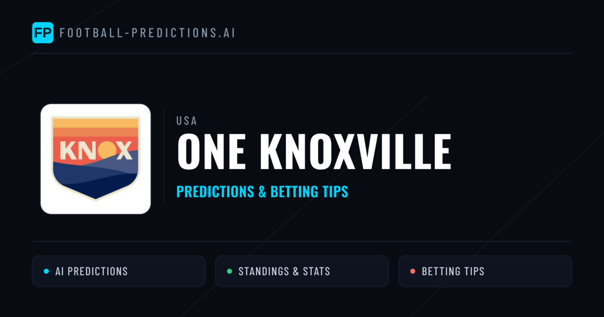 One Knoxville Predictions & Stats