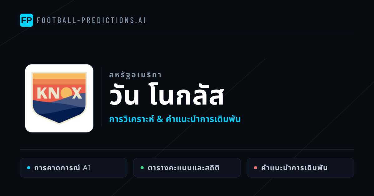 วัน โนกลัส การวิเคราะห์และสถิติ