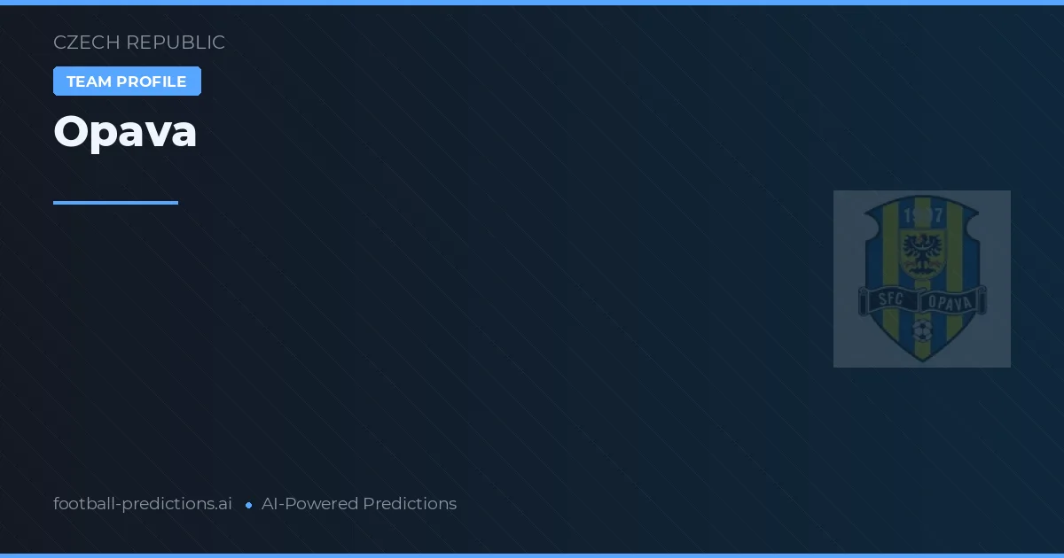 Pronostici e Statistiche Opava