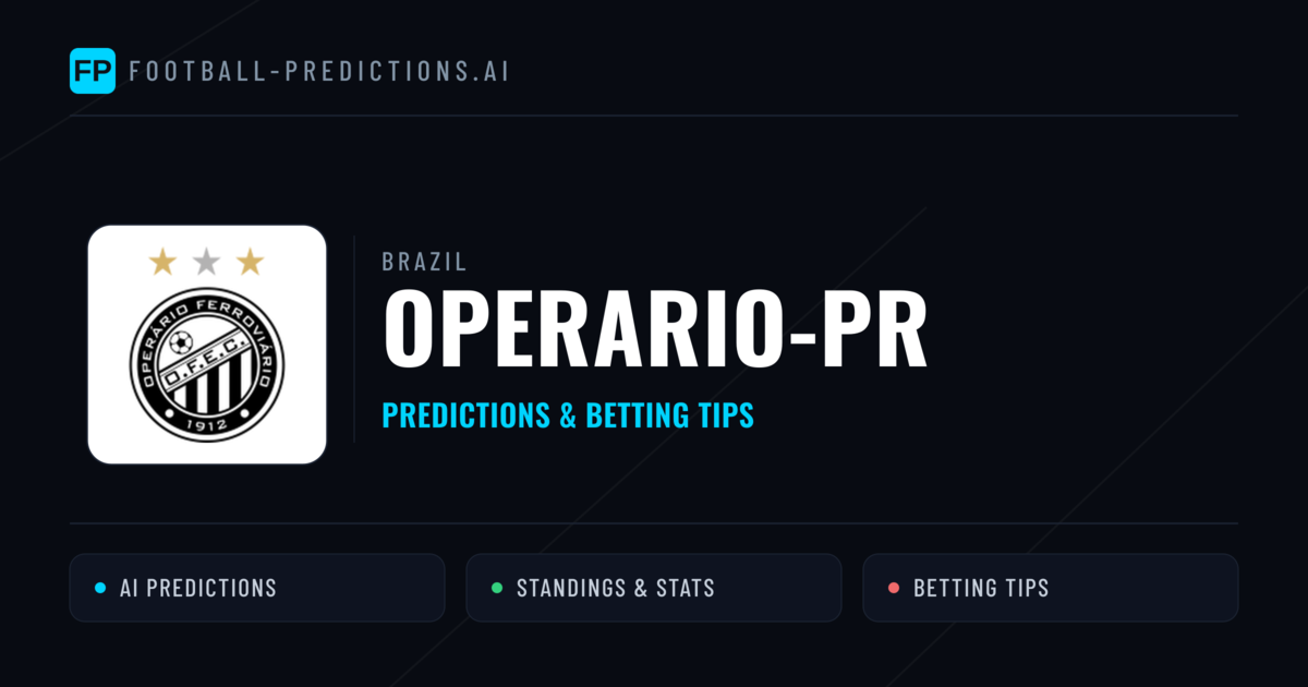 Operario-PR Predictions & Stats