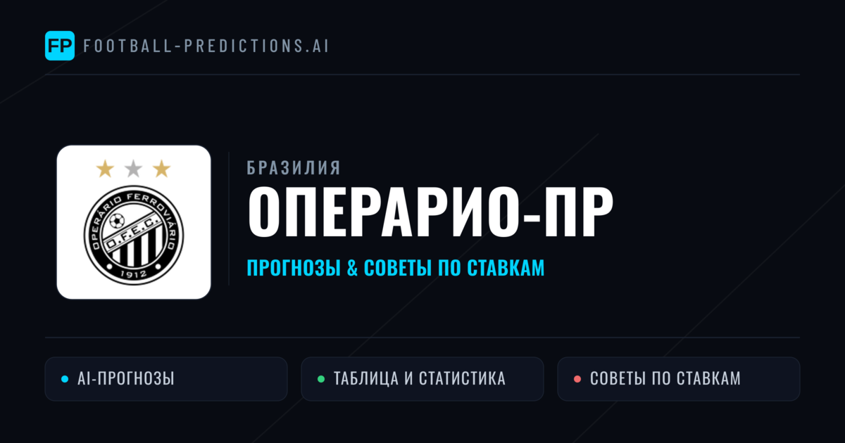 Операрио-ПР прогнозы и статистика