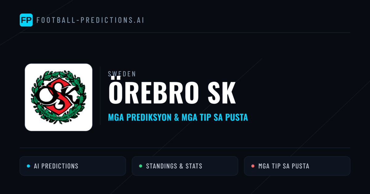 Örebro SK Predictions & Stats