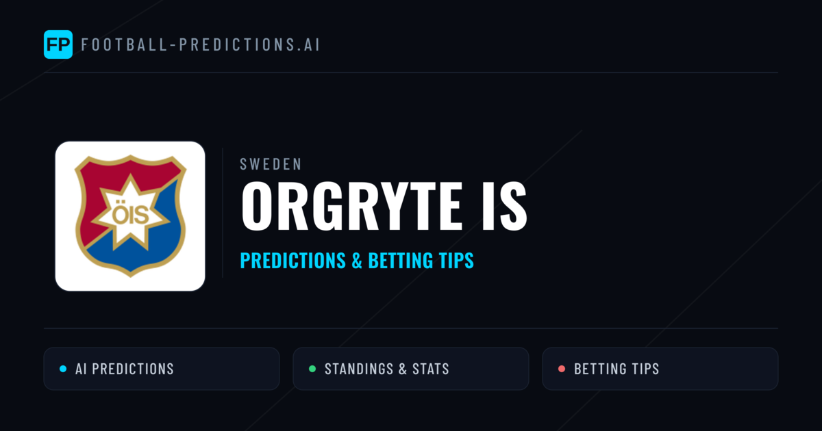 Orgryte IS Predictions & Stats